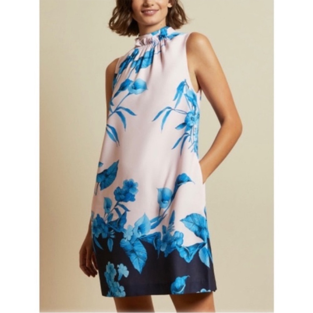 NWT - TED BAKER LONDON - Fantasia Tunic Dress - DUSKY PINK - Size: US 2